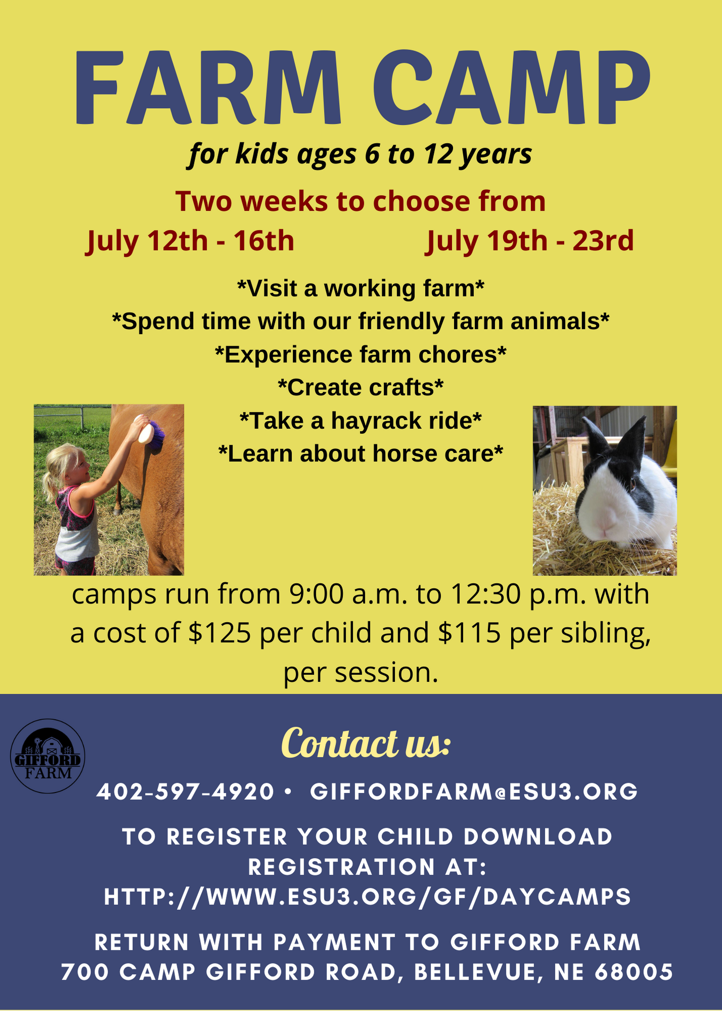 Day Camps Gifford Farm